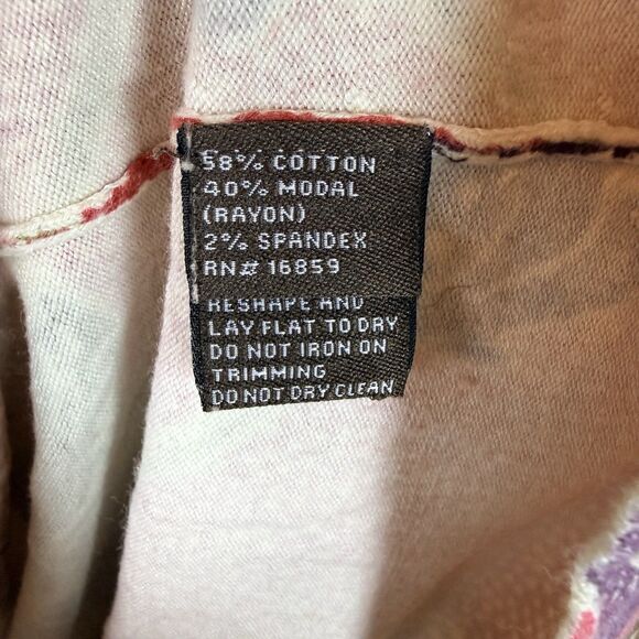 J.McLaughlin Women’s Top Sweater Polka Dot Tropical Button 3/4 Sleeve Med - Picture 6 of 6